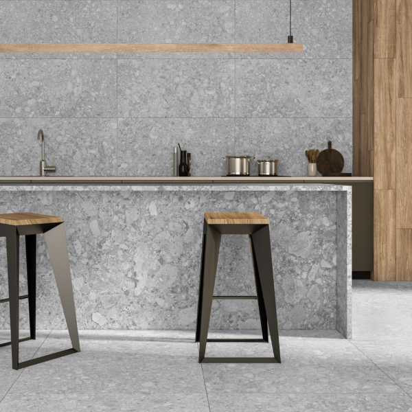 Picture of Floor tile pedregal, stone effect, matt, 9mm 120x120