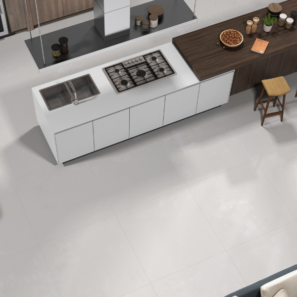 Picture of Floor tile kadence, cement effect, matt, 9mm 90x90