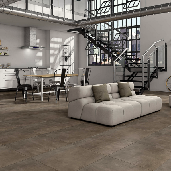 Picture of Floor tile adz baltimore, cement effect, grip, 9mm 60x60