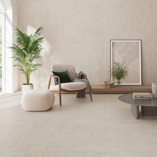 Picture of Floor tile babilon, stone effect, matt, 9mm 120x120