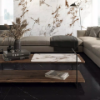 Picture of Floor tile nero marquinia, marble effect, glossy, 6mm 120x240