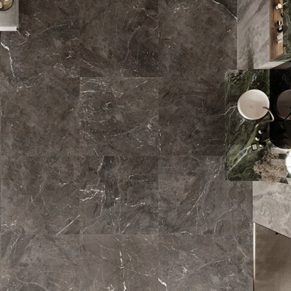 Picture of Floor tile heritage, marble effect, matt, 6mm 120x120