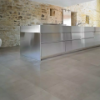 Picture of Floor tile industrial steel, cement effect, matt, 9mm 120x120