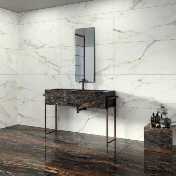 Picture of Floor tile valeria, marble effect, matt, 60x120