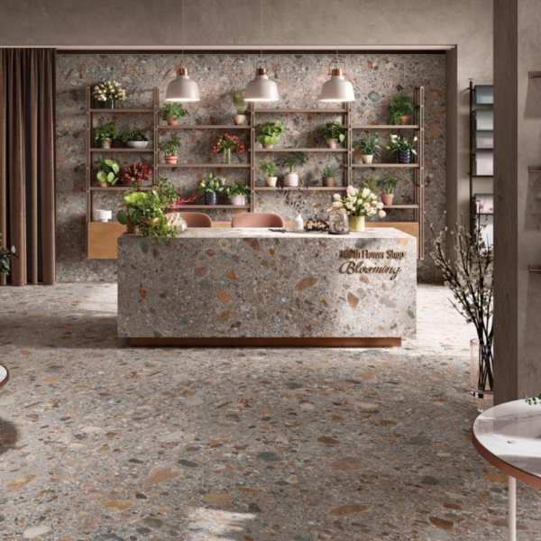 Picture of Floor tile norr, concrete effect, matt, 9mm 60x120