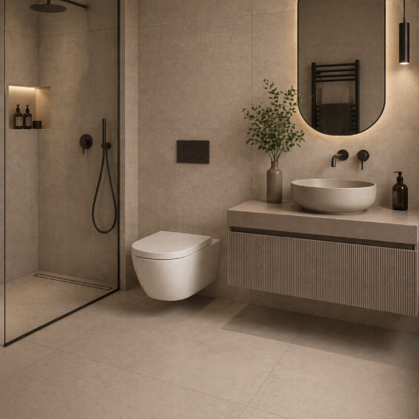 Picture of Floor tile glocal, concrete effect, matt, 9mm 60x120