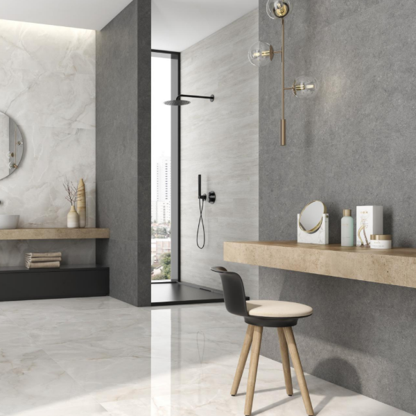 Picture of Floor tile cromat marengo, cement effect, lappato, 10.5mm 60x120