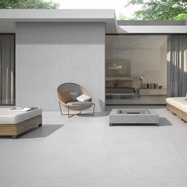 Picture of Floor tile cromat perla, cement effect, lappato, 10.5mm 60x120