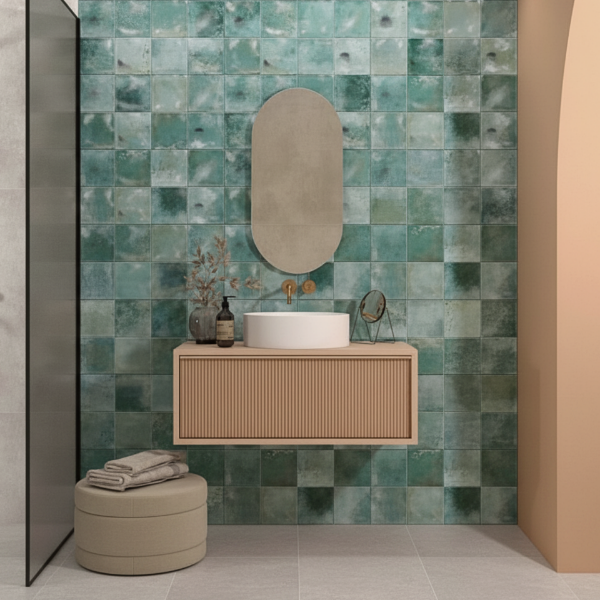 Picture of Floor tile artisan, decor, glossy, 9.5mm 31.6x60