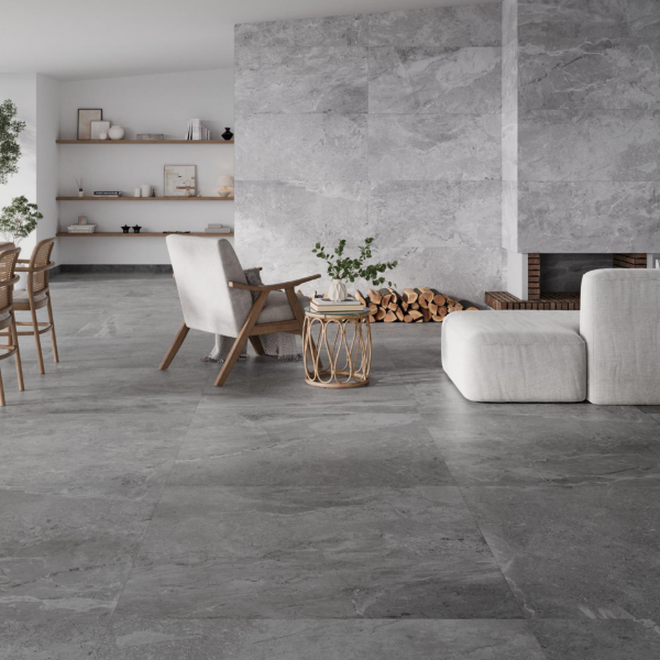 Picture of Floor tile erding, stone effect, matt, 10.2mm 120x120