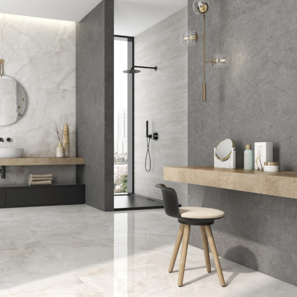 Picture of Floor tile cromat, stone effect, matt, 10.2mm 120x120