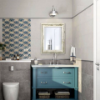 Picture of Floor tile mist, concrete effect, matt, 8.5mm 25x70