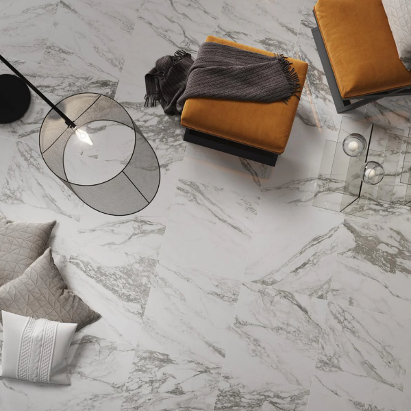 Picture of Floor tile niro, marble effect, matt, 10.5mm 60x120