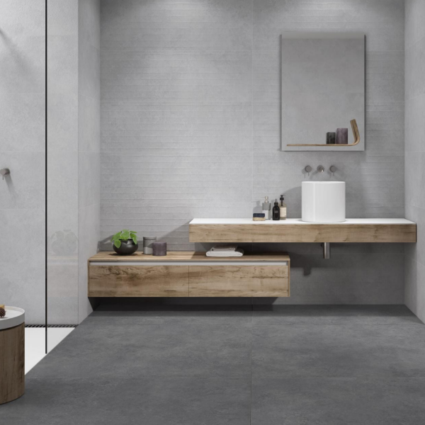 Picture of Floor tile koncept, cement effect, matt, 9mm 60x120
