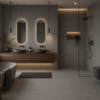 Picture of Floor tile cromat, cement effect, matt, 9mm 75x75