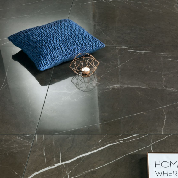 Picture of Floor tile prestigio, marble effect, glossy, 9mm 60x60