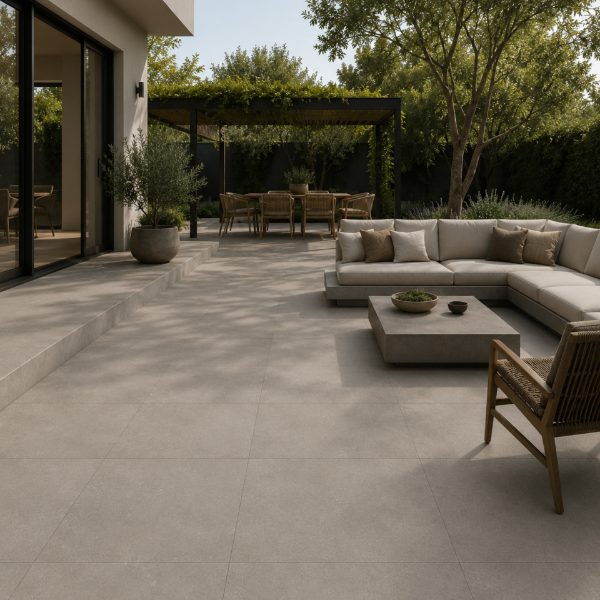 Picture of Floor tile core fume, concrete effect, matt, 60x60
