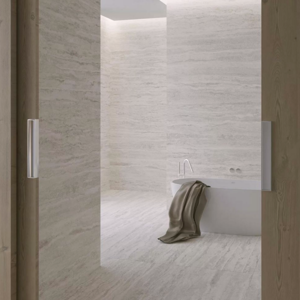 Picture of Floor tile travertiono roma, stone effect, matt, 8.2mm 60x120