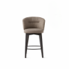 Picture of Stool, sweel, canaletto walnut stucture, mud brown seat