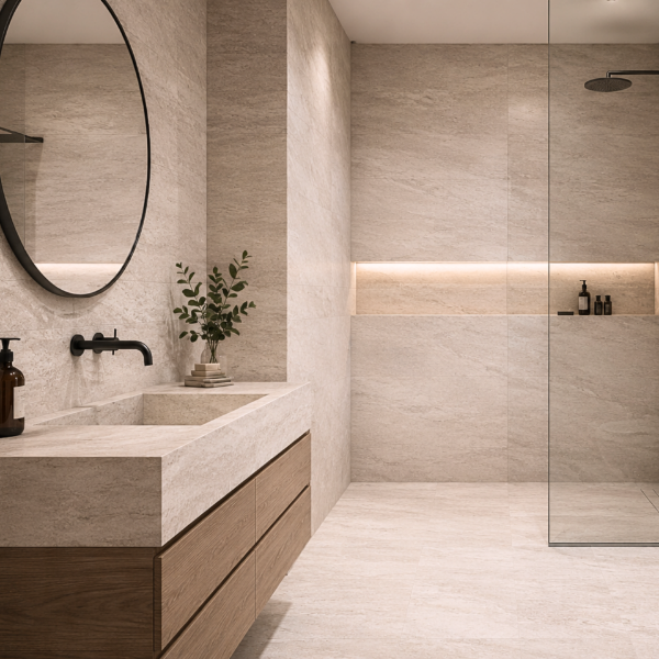 Picture of Floor tile touch stone, stone effect, matt, 8.2mm 60x120