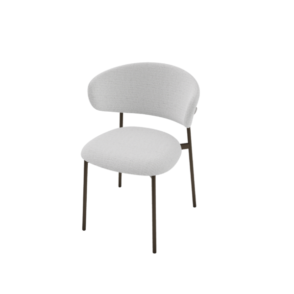 Picture of Chair, oleandro, metal frame matt bronze, seat hemp