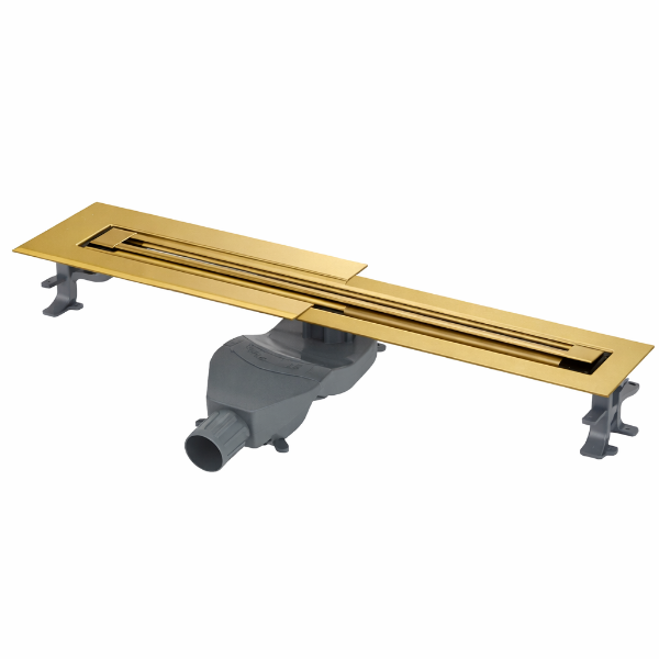 Picture of Infinity s11 drain, stainless steel, satin gold, 700mm