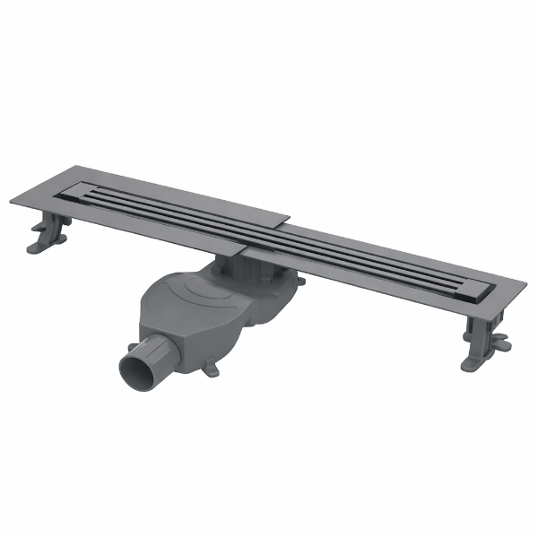 Picture of Infinity s11 drain, stainless steel, black, 700mm