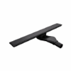 Picture of Pd1 drain, stainless steel, side outlet, black, 800mm