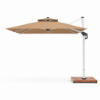 Picture of Umbrella, mykonos, fabric+aluminum, white+beige, 300x300cm