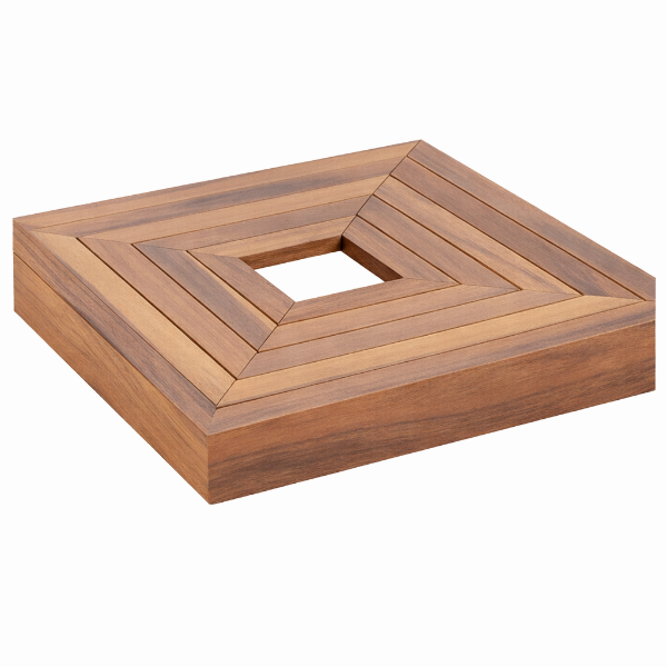 Picture of Umbrella base, rodos irek, wooden cover, 85x85cm  