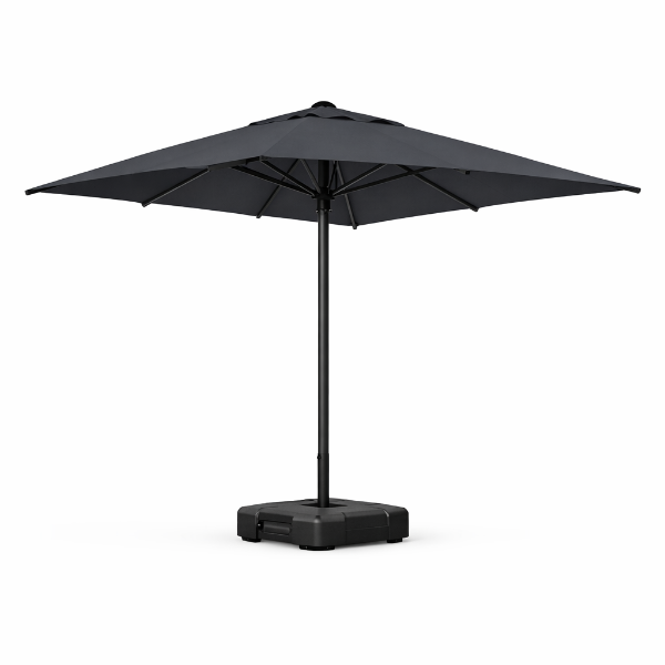 Picture of Umbrella, mega mini pro, fabric+aluminum, black+dark grey, 210x211