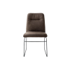 Picture of Chair, greta, metal legs matt black, tobacco