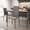 Picture of Chair, aida, metal legs matt taupe, taupe