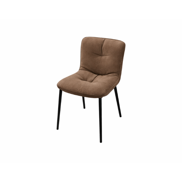 Picture of Chair, annie, black matt metal legs, desert