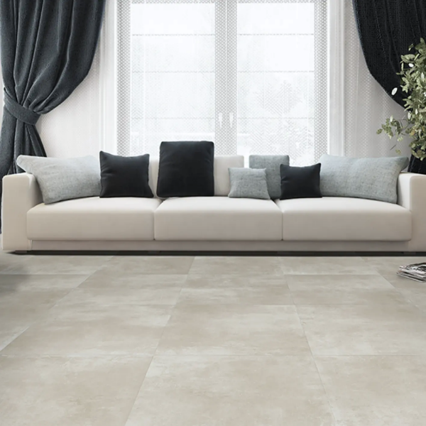 Picture of Floor tile cloud, cement effect, matt, 9mm 60x60