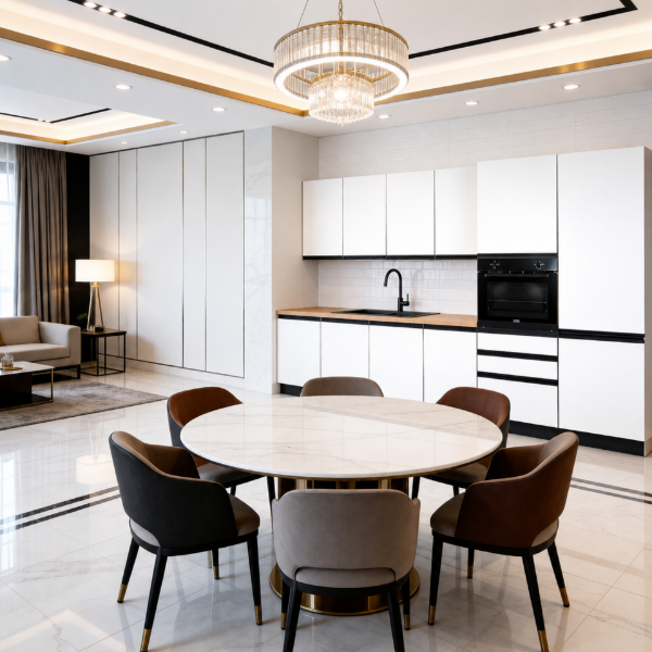 Picture of Kitchen, sanny, dx, emily cemento perla+anthracite, 300x240cm