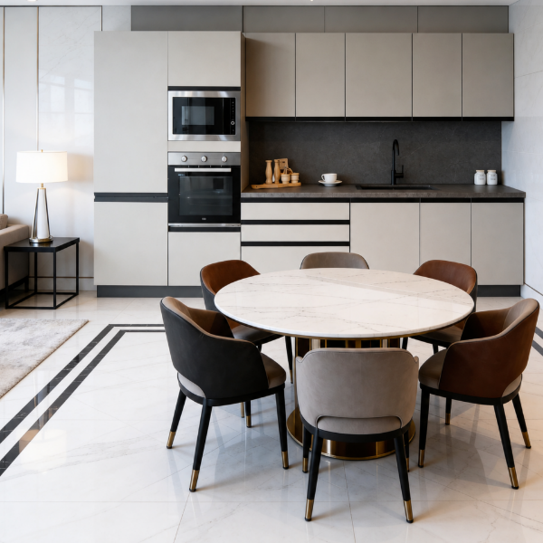 Picture of Kitchen, dalja, sx, fango opaco/fango, 360x240cm