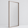 Picture of Shower glass, brushed rose gold profile, 120x200 5mm