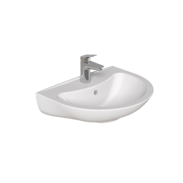 Picture of Revna basin, ceramic, white, 50x60