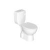 Picture of Alara set wc p trap, ceramic, back to wall, white, (wc+cistern+mechanism)