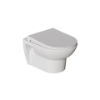Picture of Revna wc, ceramic, wall hung, white, 50.5x35.5cm