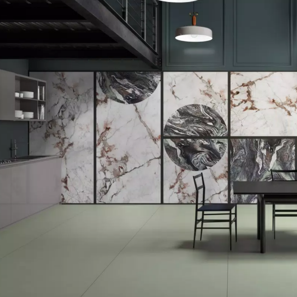 Picture of Floor tile 764090 policroma, decor, matt, 6mm 120x240 