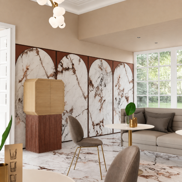 Picture of Floor tile 764111 policroma arco, decor, matt, 6mm 120x240