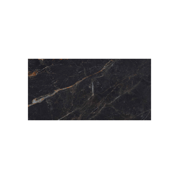 Picture of Floor tile cosmos black crystal, marble effect, glossy, 60x120