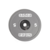 Picture of Olympic bumper plate, grey, 15 kg