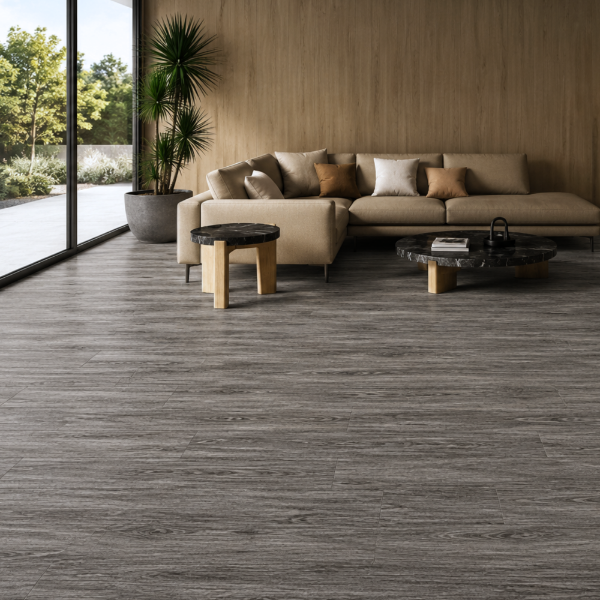 Picture of Floor tile ara grigio, wood effect, matt, 18x62.5