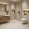 Picture of Floor tile rock crema, stone effect, matt, 60x60