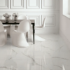 Picture of Floor tile statuario twizel, marble effect, glossy, 60x60