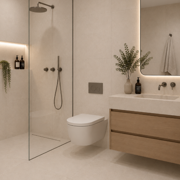 Picture of Floor tile boston beige, stone effect, matt, 60x60