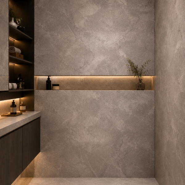 Picture of Floor tile coba, concrete effect, matt, 9mm 75x75